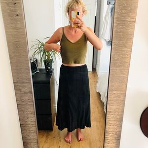 Babaton (Aritizia) Pleated Skirt - size medium